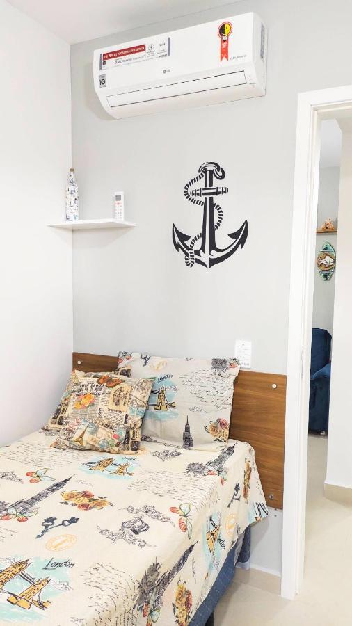 Apto Centro Ubatuba Com Varanda Gourmet, Suite E Piscina Kültér fotó