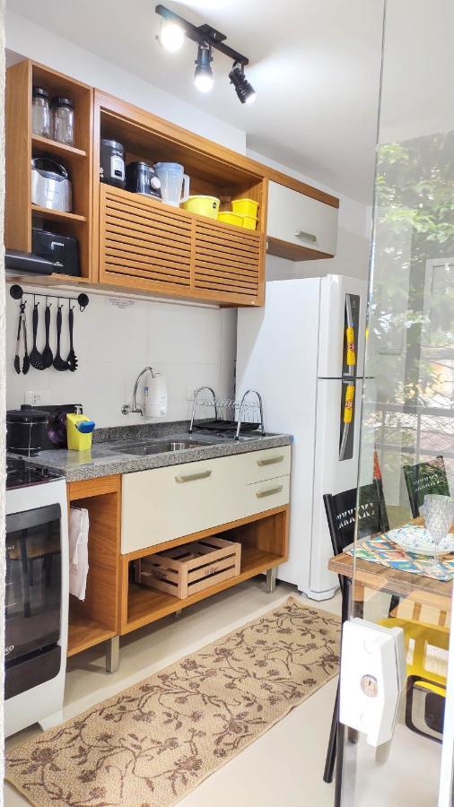 Apto Centro Ubatuba Com Varanda Gourmet, Suite E Piscina Kültér fotó