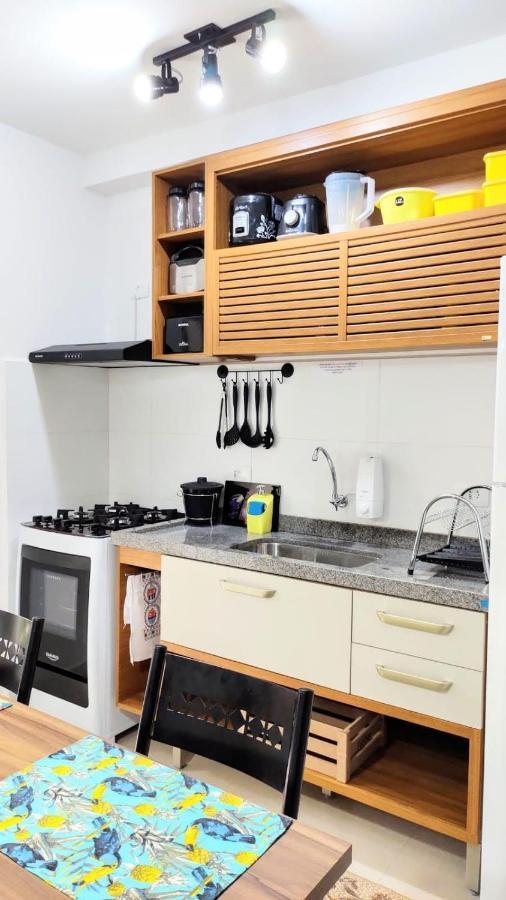 Apto Centro Ubatuba Com Varanda Gourmet, Suite E Piscina Kültér fotó