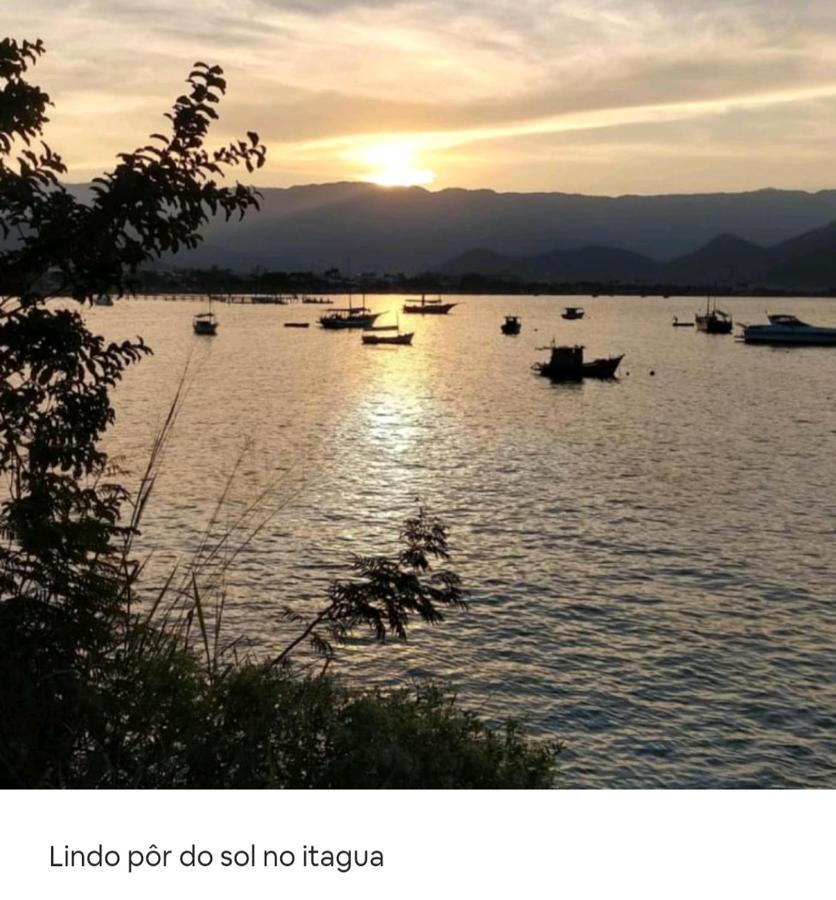 Apto Centro Ubatuba Com Varanda Gourmet, Suite E Piscina Kültér fotó