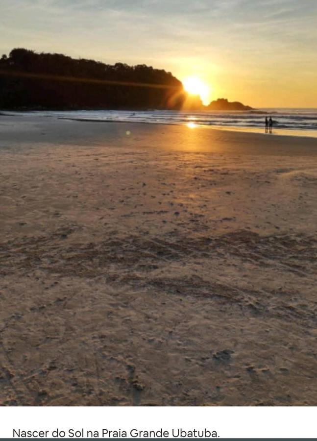 Apto Centro Ubatuba Com Varanda Gourmet, Suite E Piscina Kültér fotó