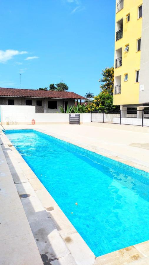 Apto Centro Ubatuba Com Varanda Gourmet, Suite E Piscina Kültér fotó